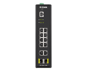 D-Link 12-Port Gigabit Smart Managed Industrial Switch-Wide Temp - (DIS-200G-12SW)