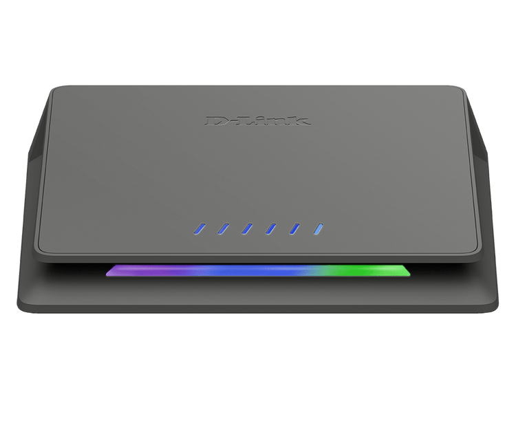 D-Link 6-Port Multi-Gigabit (1x10Gbps & 5x2.5Gbps) Ethernet Switch with PC Gaming Turbo-mode and Color Indicator - (DMS-106XT)