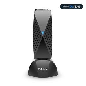 D-Link VR Air Bridge for Meta Quest 2/3/Pro - Dedicated WiFi 6 connection between Quest VR Headset and Gaming PC (DWA-F18)