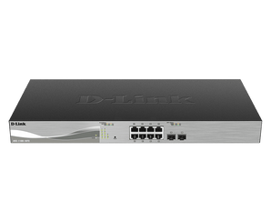 D-Link 10-Port Gigabit Ethernet Web-Smart Managed Rack-Mount Switch - (DXS-1100-10TS)