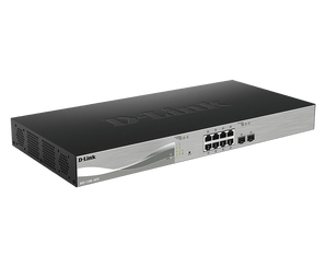 D-Link 10-Port Gigabit Ethernet Web-Smart Managed Rack-Mount Switch - (DXS-1100-10TS)