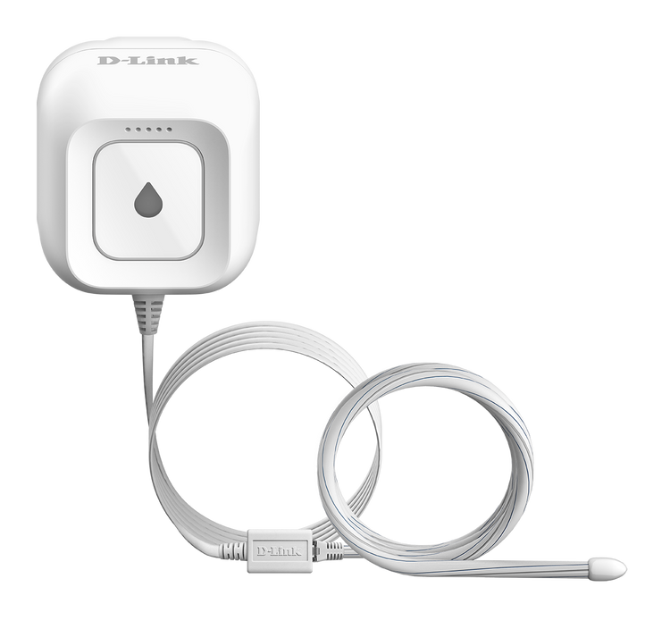 D-Link Water Sensor and Alarm Starter Kit, Detector, AC Powered, Expandable up to 16 Locations, Works with Google Home - (DCH-S1621KT)