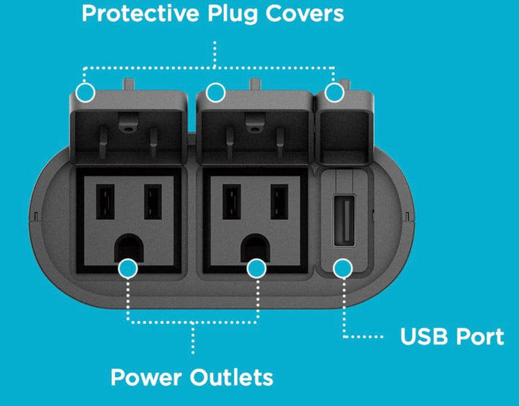 D-Link Indoor/Outdoor WiFi App-Enabled Smart Plug including USB Power Port - (DSP-W320)